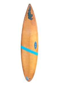 vintage old surfboard