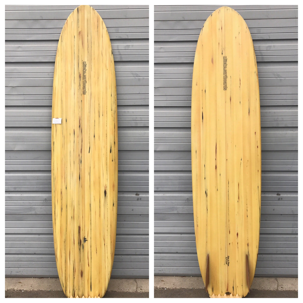 faux balsawood surfboard