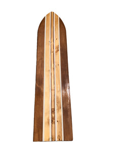 wood surfboard beach decor 