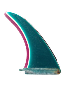 Vintage 8.5” Surfboard Fin Rainbow