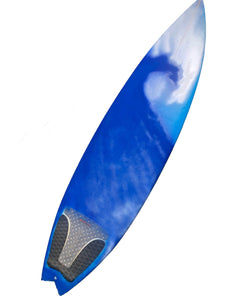 wave mural vertical surfboard